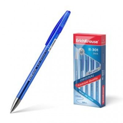 Ручка гелевая Erichkrause R-301 Original Gel Stick 0,5. синяя (12 шт/уп)40318